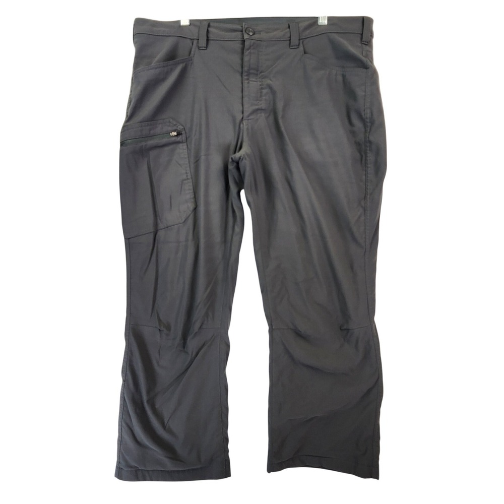 Eddie Bauer 38x26 Grey Fleece Lined Guide Pro Pants Hiking Gorpcore Winter‎ READ